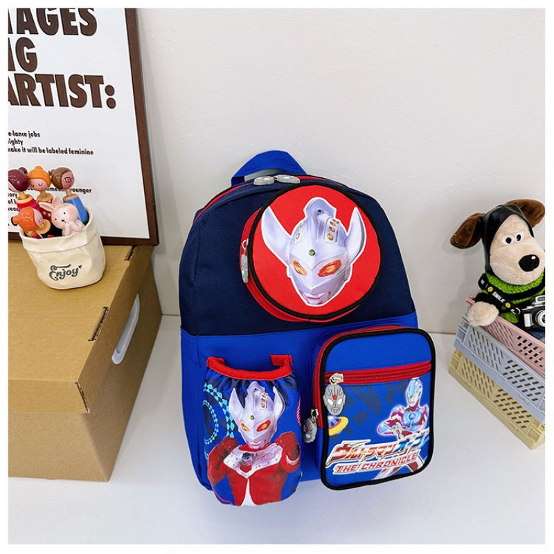 Nueva mochila de jardín de infantes Spider-Man de dibujos animados de 3-8 años de edad los niños preescolares mochila de primer grado