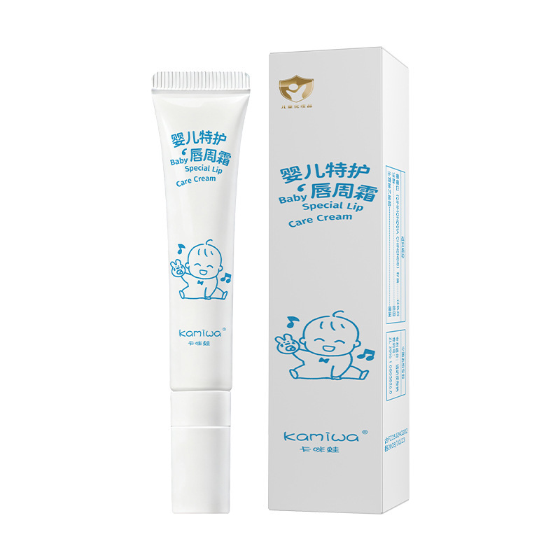 Kamiwa Cami Frog Baby Labial Cream, una película suave, no irritante, relajante, fabricante de secado labial.