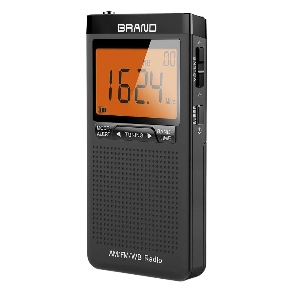 Трансграничные взрывы карманное цифровое радио мини карманное радио Погода Радио AM/FM/WB Радио