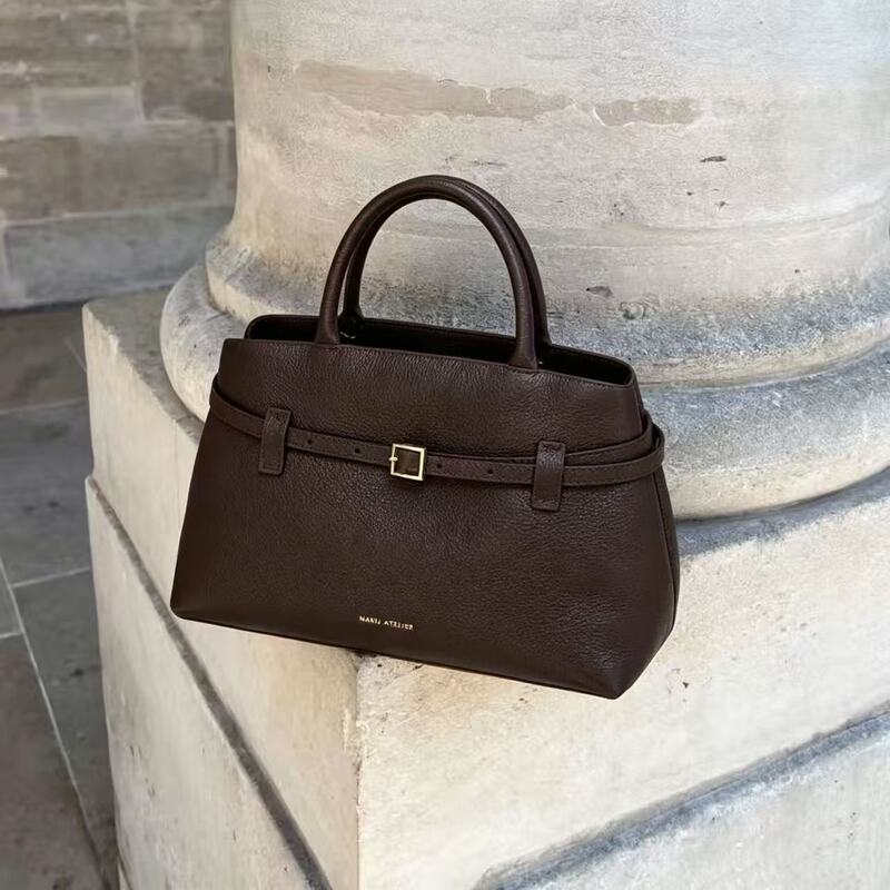 Cross-border bestseller Manuatelier vintage tote handbag, large capacity, high-end fashion commuter bag for women