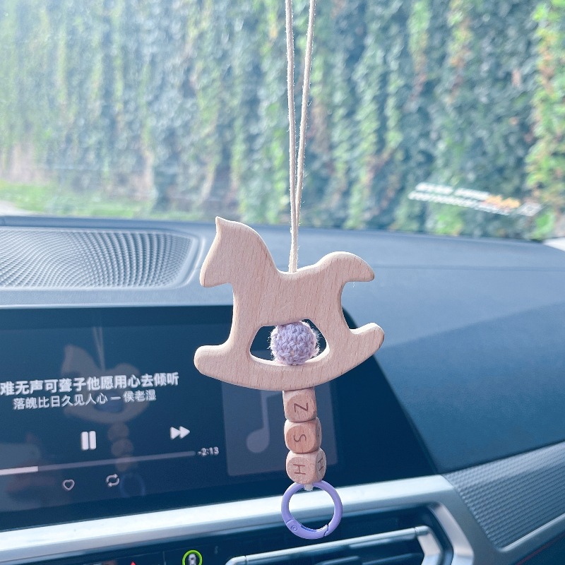 Vertical Lanyard Pacifier, Qìchē Car hanging - purple