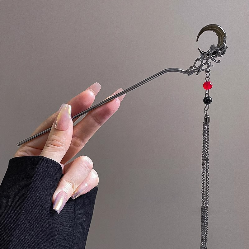 2025 nuevo estilo chino antiguo pinzas de pelo oscuro pinzas de pelo nuevos artefactos de estilo chino pinzas de pelo