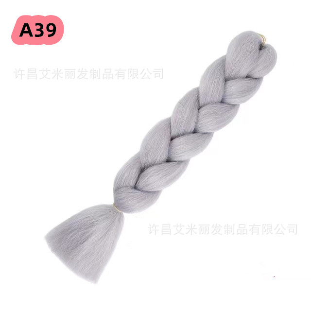 Trenzas africanas con cabello rosa渐 – materiales de alta temperatura, estilo boxeador