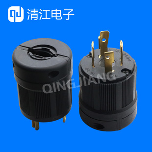 U.S. standard explosion-proof plug U.S. standard four-hole NEMA L6-30P anti-off industrial plug