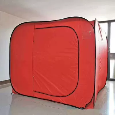 Indoor Disaster Relief Special Isolation Emergency Rescue Tent Automatic Quick Opening Large Steel Wire Tent (Çadırlar) - red-3-4-people