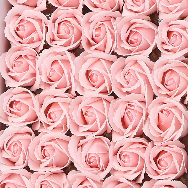 Suministros del fabricante al por mayor 520 Día de San Valentín chino jabón grueso de tres capas flor de agua jabón DIY cabeza de rosa