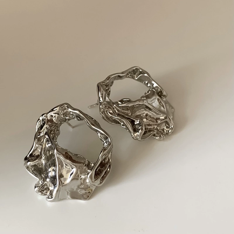 Серебряная игла, циркон, серебряные серьги, широкий цветовой диапазон, простой и элегантный дизайн