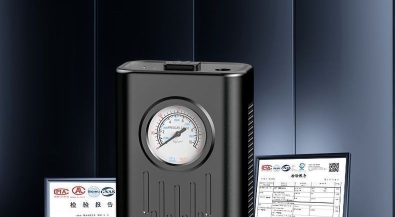 Rechargeable electric car air pump, fully automatic air pump, high-power portable car air pump