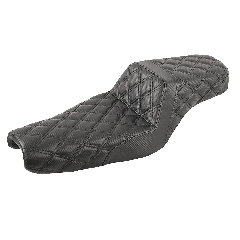 Motorcycle Seat Cushion Suitable for Harley 04-22 Sportster Step Seat, Black