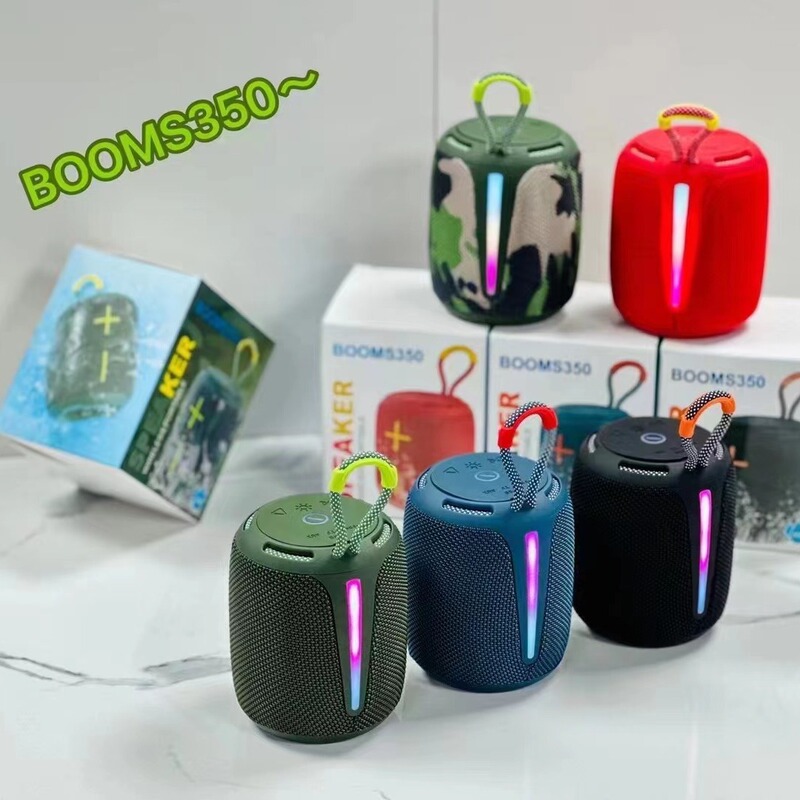 Cross-Border Bluetooth Speaker Booms350 Wireless Outdoor Waterproof Cycling Subwoofer Bicycle Portable Bluetooth 5.3