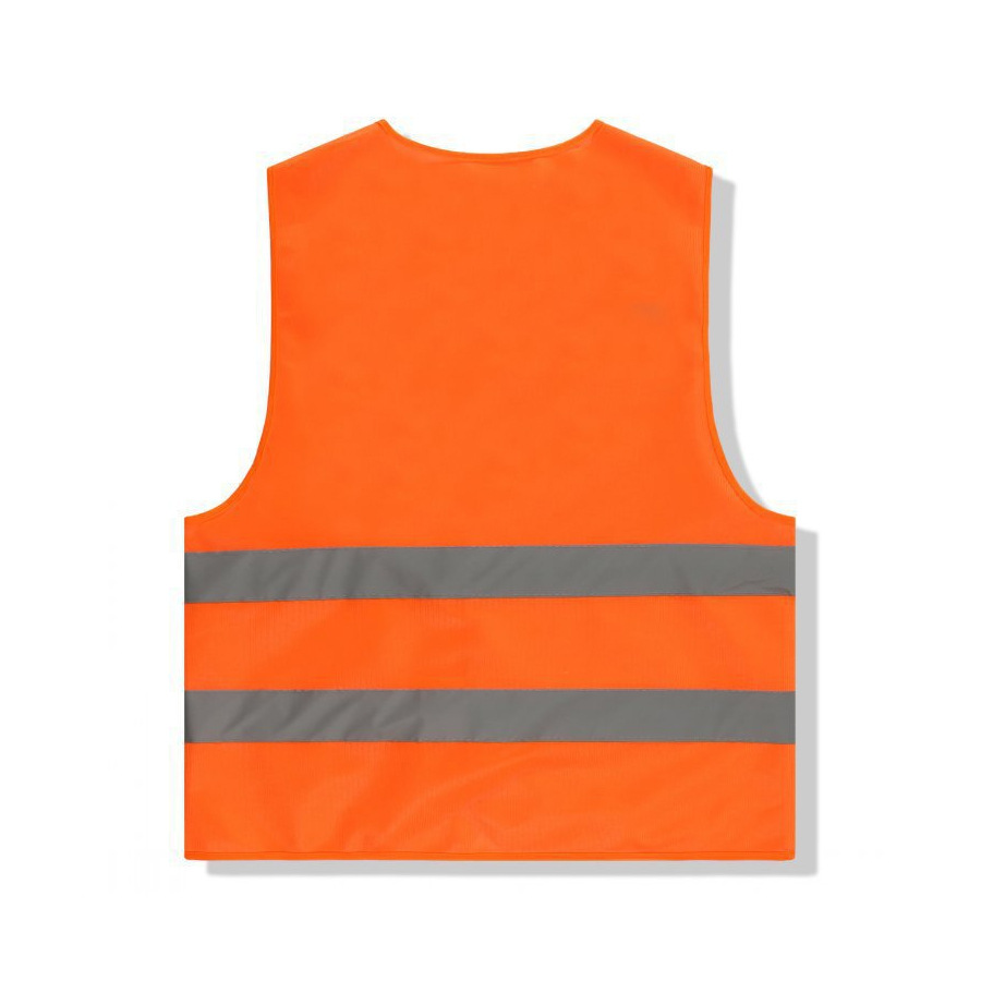 Chaleco de Seguridad Reflectante de Poliéster Alta Visibilidad, Reflectante, para Seguridad Vial y Motocicleta