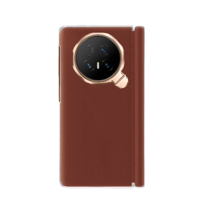 Honor MagicV 50% off スタックスクリーン中央軸携帯電話ケース v5 超薄型オールインクルーシブ磁気ヒンジブラケットプレーンレザーケースに適しています|undefined