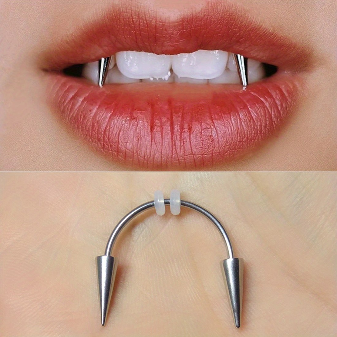 Lip piercing stainless steel