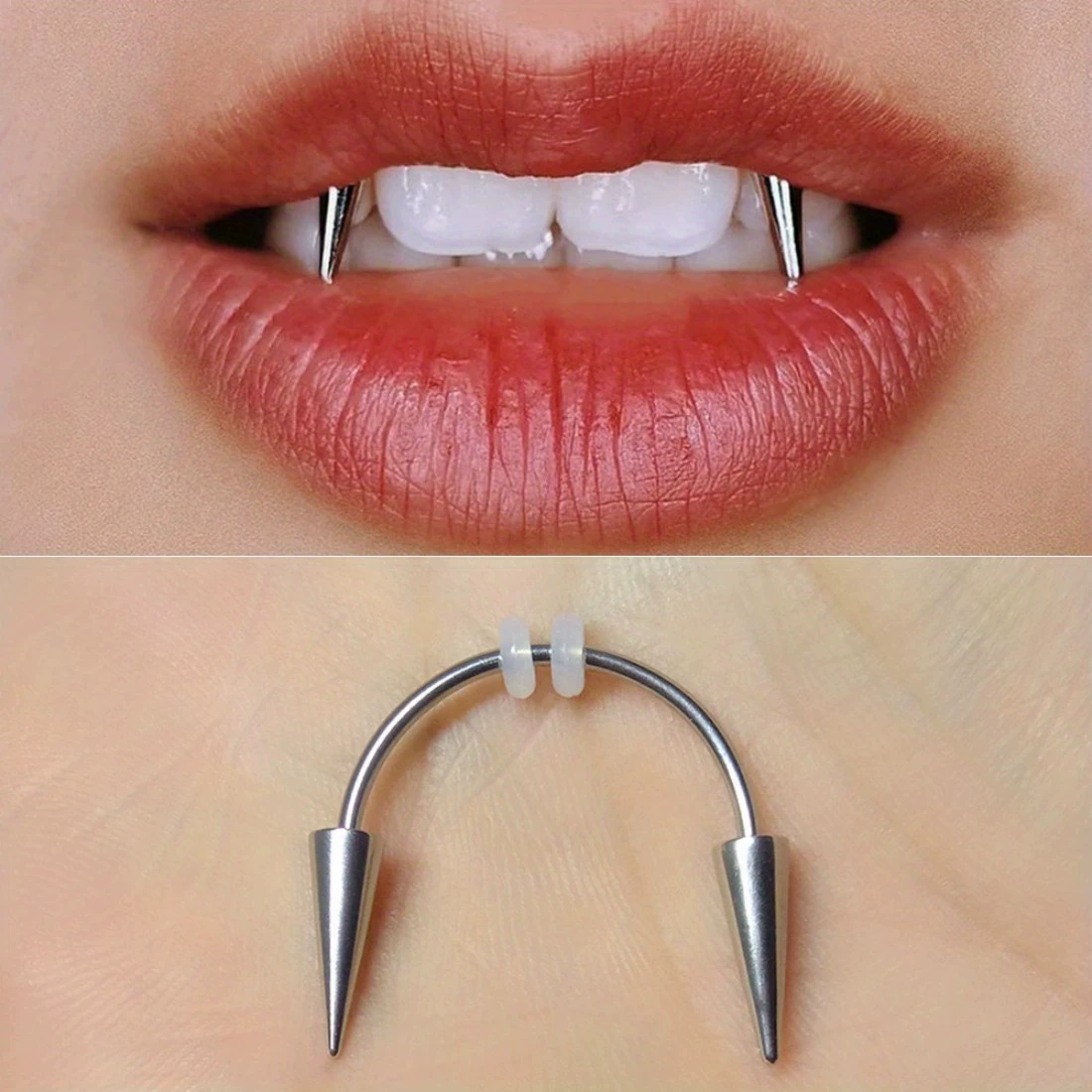Lip piercing stainless steel