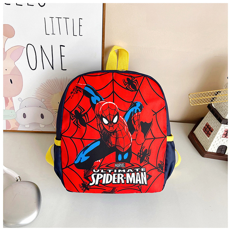 2025 Spiderman nuevo bolso de dibujos animados para niños moda bebé niño Spiderman mochila jardín de infantes