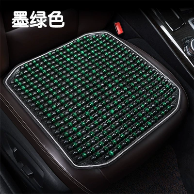 Cool pad | Breathable Cooling Pad, 2026 New - wooden-beads-dark-green-single-sitting