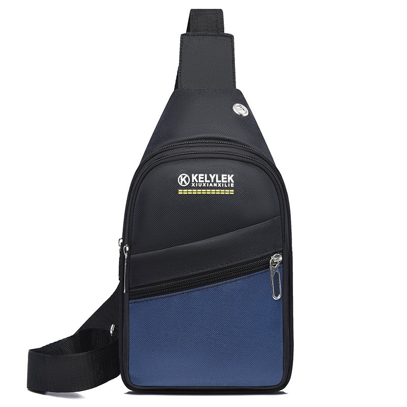 Nuevo tipo de bolso de hombro para hombres al aire libre, moda casual, bolso de hombro simple, bolso de pecho de moda multicapa al por mayor.