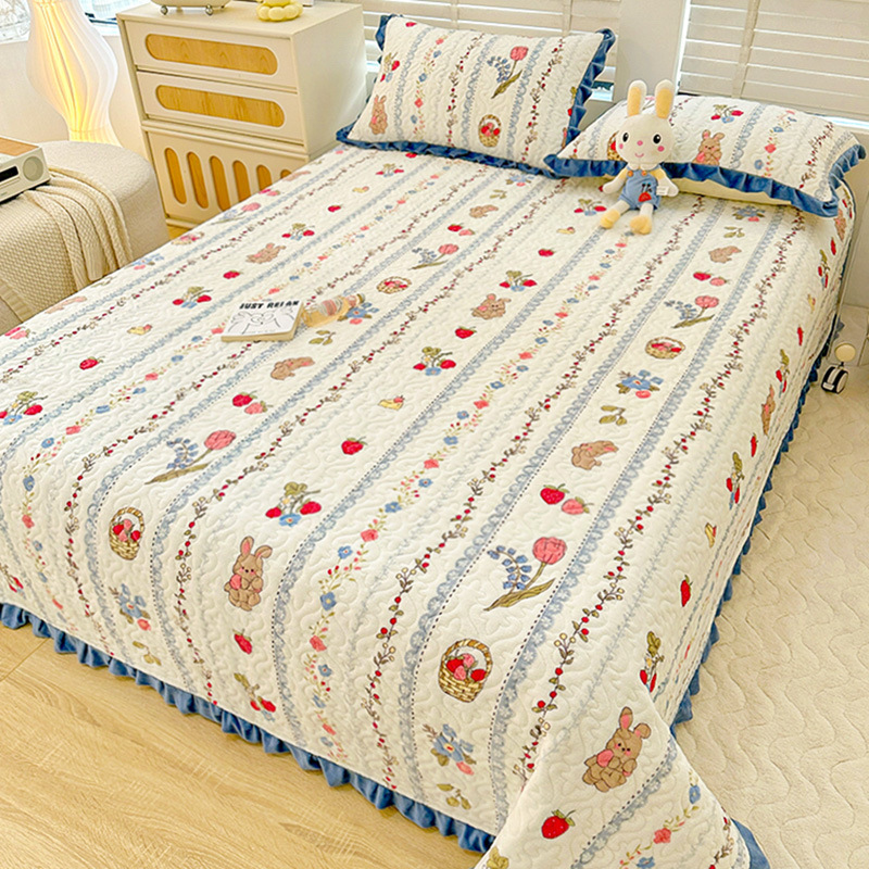 冬用ミルクベルベットベッドカバー単品畳ベッドシーツ厚手フランネル滑り止めベッドシーツ3点セットプラスベルベットカンカバー|undefined
