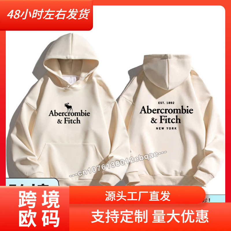 Abercrombie Hoodies for Mens Winter Oversized Men's Clothing
