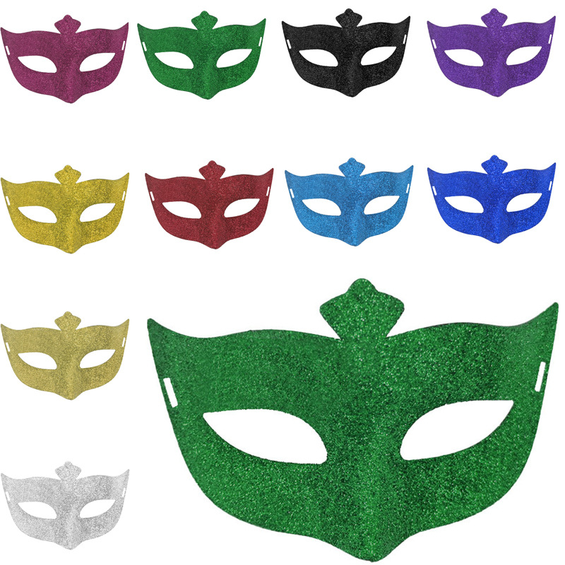 Máscaras de media cara baile de máscaras fiesta de máscaras fiesta de alto valor de la cara máscaras de ojos carnaval veneciano transfronterizo discoteca