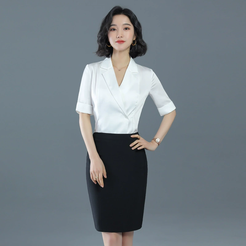 Весна 2020, новые продукты, новый деловой профессиональный костюм, рубашка, женский элегантный костюм