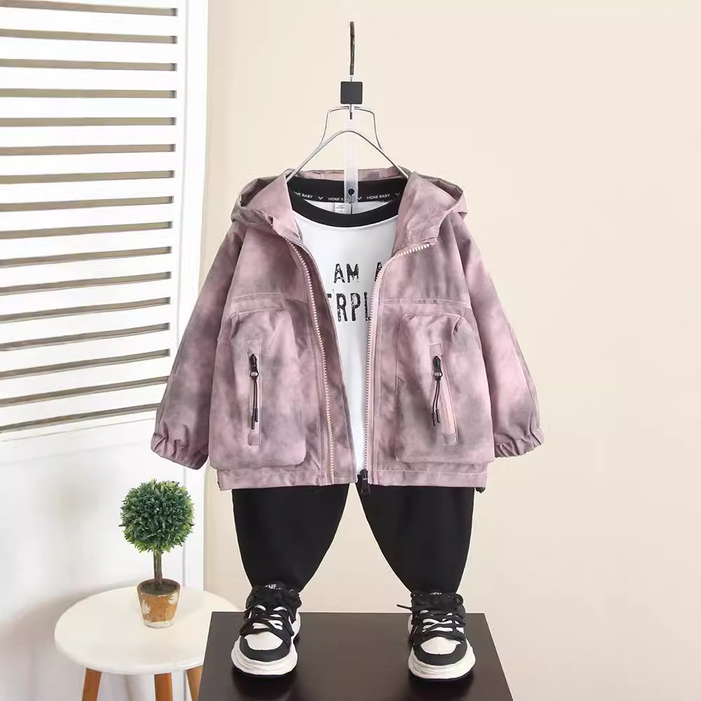 6258 Chaqueta de camuflaje de otoño para niños 2025 nueva chaqueta de otoño para niños