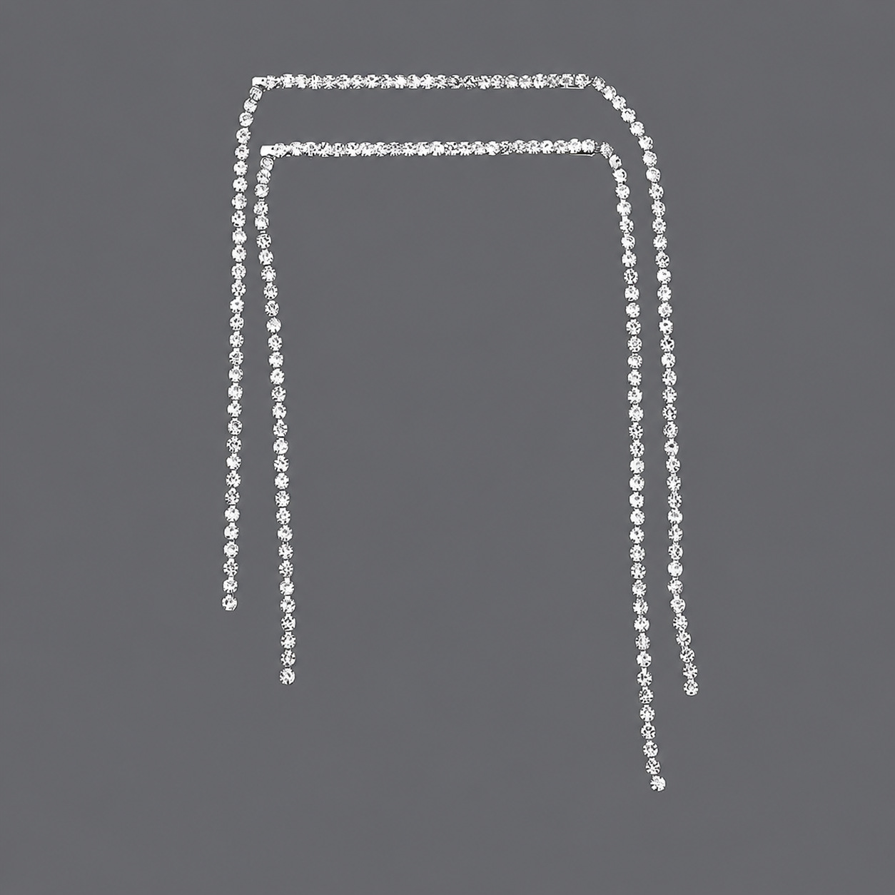 Horquilla de zirconio de lujo ligero europeo y americano con incrustaciones de diamantes, pinza de pelo de alta gama para mujer, suministro mayorista transfronterizo directo de fábrica.