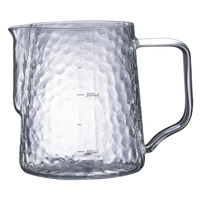 Garland Taza de café Garland olla engrosada hecha a mano martillo patrón de vidrio de borosilicato máquina de café de soporte Taza de Leche fabricante