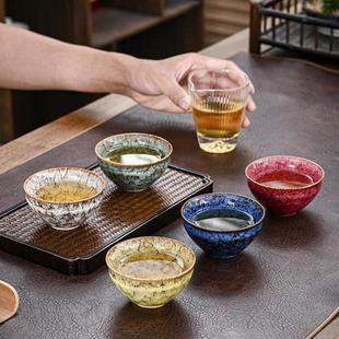 Kung Fu Jian Zhan Cup Tea Cup Household Supplies Five Elements Cup Master Single Cup Kiln Tea Set Ceramic Tea Set Tea Cup Cup