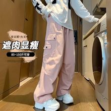 工装裤女款2025新款夏季薄款冲锋裤酷飒美式登山速干户外运动裤子