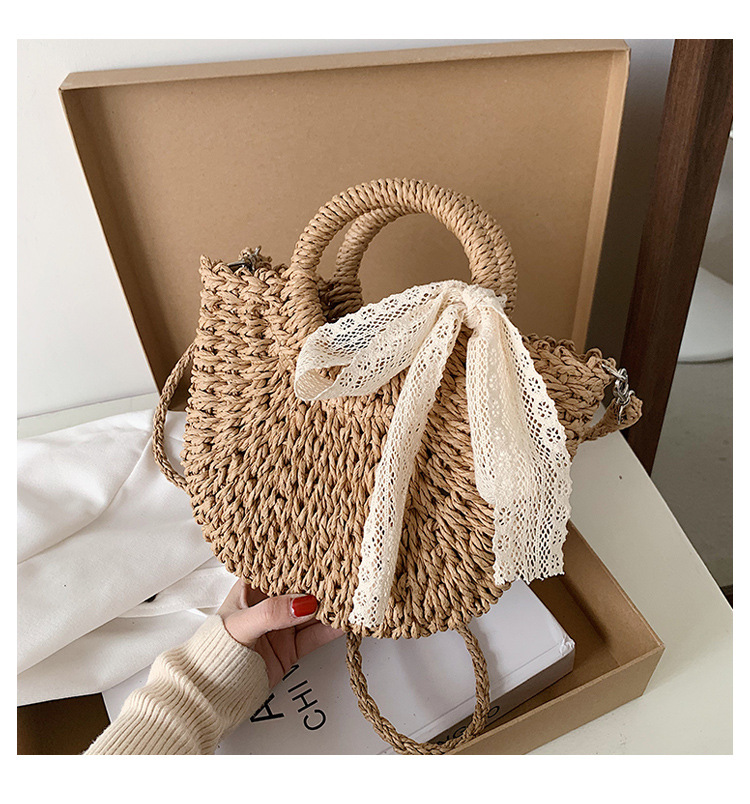 New Simple Fashion Woven Handbag display picture 35