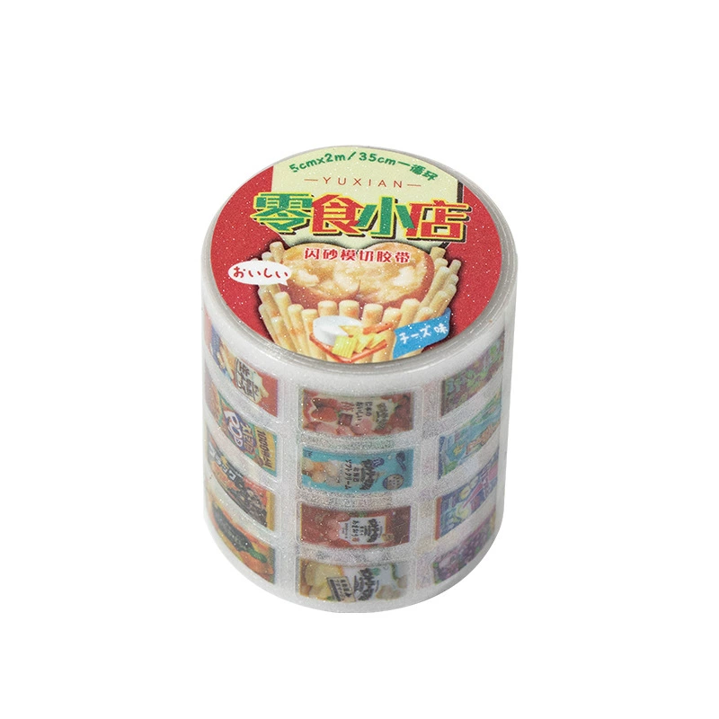 Пет-лентяй Showa Sakura Shop серия древний стиль пища DIY ручной набросок Guka коллаж
