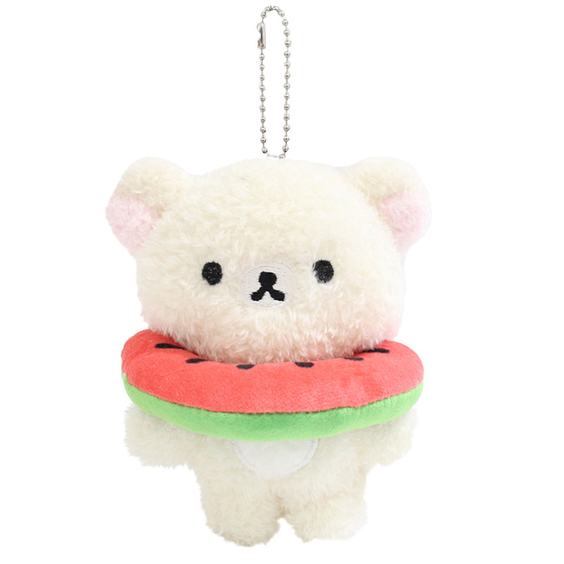 日本のかわいい漫画のクマのぬいぐるみペンダント人気の綿人形キーホルダーバッグペンダントカップルギフト|undefined