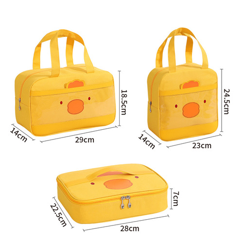 Bei Lian New Product Cartoon Hand-carrying Lunch Bag Packing with Meal Student Lunch Box Bag Oxford Cloth Insulated Lunch Bag Wholesale