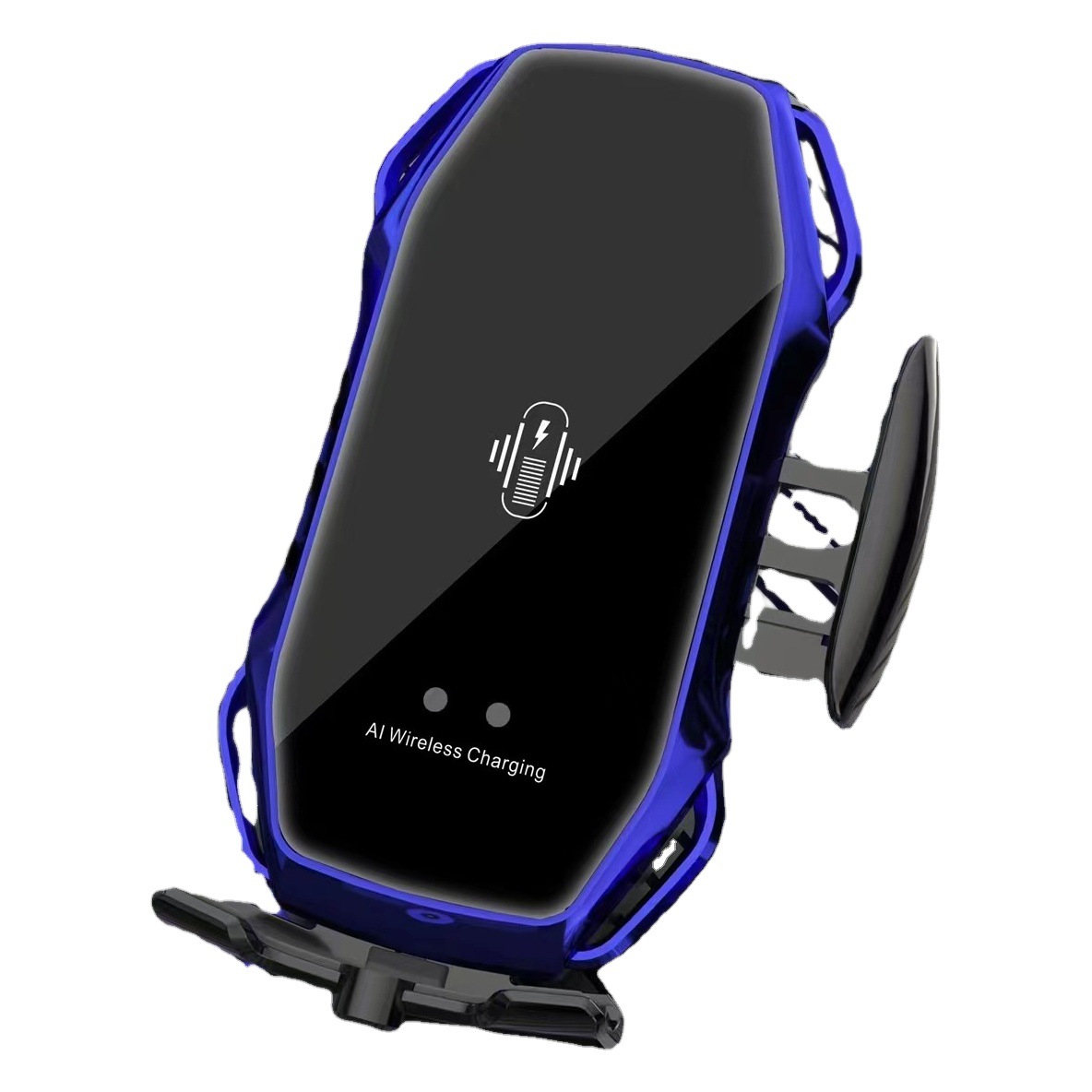 Coche suministros coche de carga inalámbrica titular del teléfono móvil de Carga inteligente inducción de infrarrojos apertura y cierre Cruz suministro de espejo