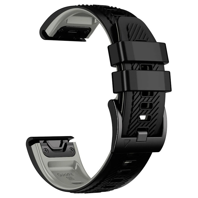 Fenix 7X 7Pro 6Epix Twill Two-Tone Strap 945 Epix Gen2 Silicone Wristband