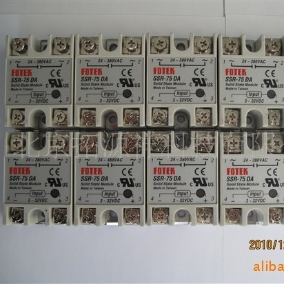 供应固态继电器 散热器 FOTEK 单相SSR-40DA 三相 阳明固态继电器