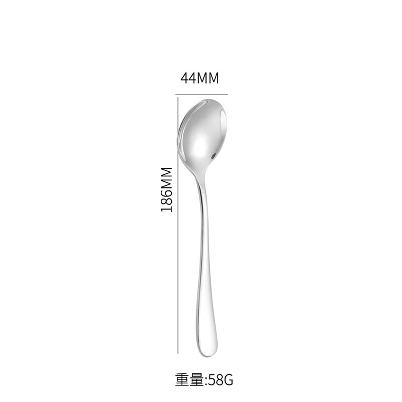 ステンレス食器81シリーズの厚いナイフフォークスプーン洋食ステーキナイフフォークスプーンホテル食器用品|undefined