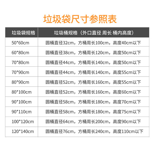 [Large Garbage Bag Black Thickened] Disposable Sanitation Classified Garbage Bags Home Hotel Property Bags Wholesale