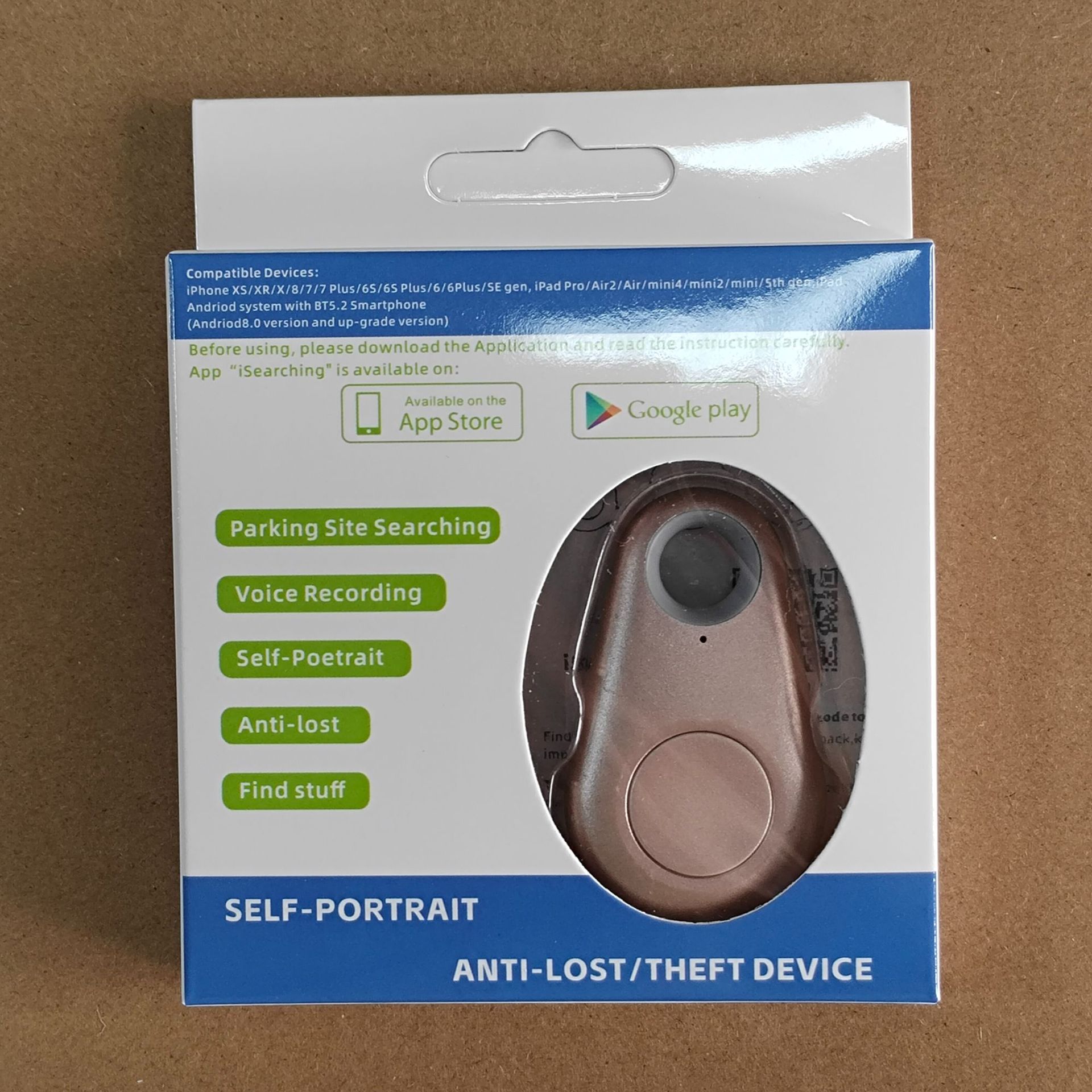 Localizador Bluetooth bidireccional con certificación internacional para llaves, billeteras, mascotas y objetos de valor, con recordatorio de gota de agua y función antipérdida, disponible en fábrica.