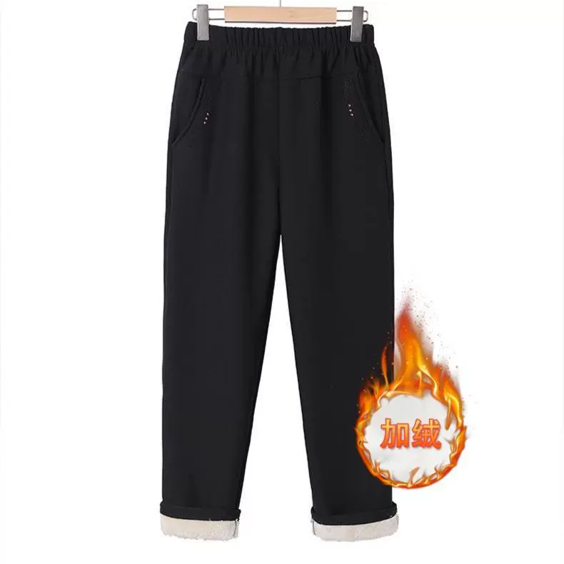Winter keep warm trousers for mother, for middle age