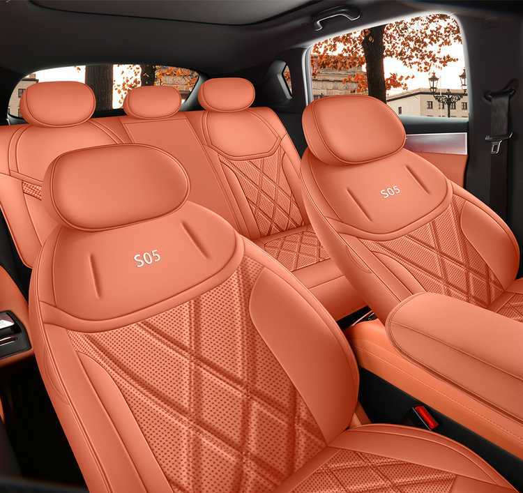 27 models of Changan Deep Blue S05 car seat covers, suitable for all seasons, with full coverage, leather material, and ventilation for breathability