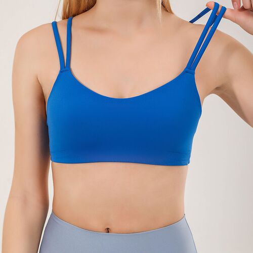 New Women's Breathable, Quick-Dry Sports Bra | Seamless, High-Elastic Back-Support Fitness Top | Push-Up, Bare-Finish Yoga Bra