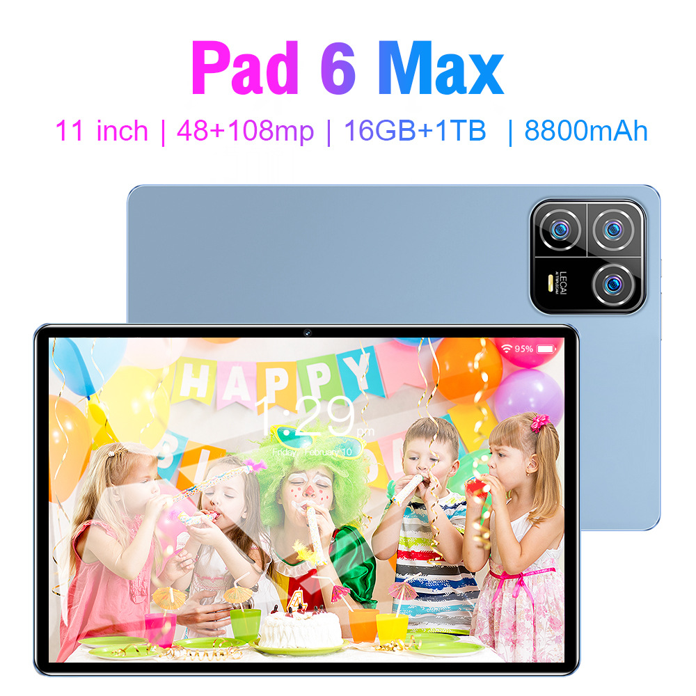 New Cross-Border Global Supply Pad 6 Max 16+1t Smart Tablet Source Wholesale Factory Direct Sales