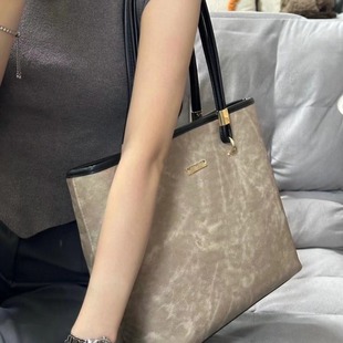 Women's Bag 2024 New Niche Underarm Commuter Tote Bag Large Capacity Student Class to Work Shoulder Handbag