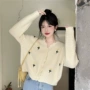 秋冬v领宽松新款毛衣