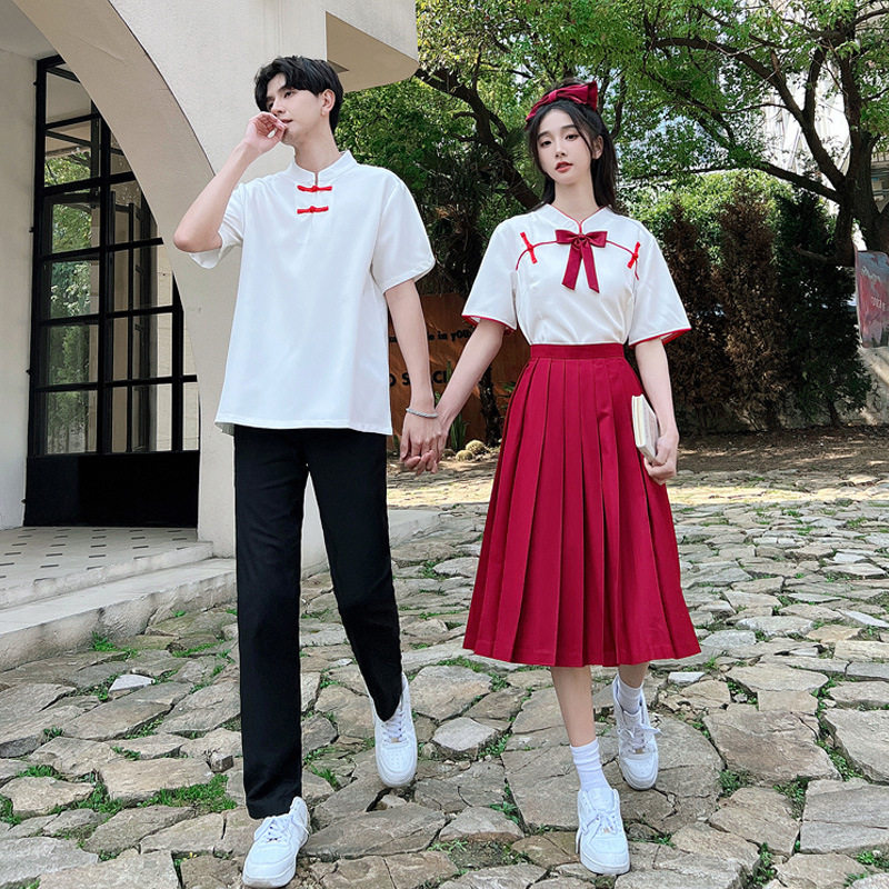 Republic of China Style Student Clothes May Fourth Youth Men's and Women's Suit Retro Chinese Style Improved Class Clothes Sports Chorus Coat