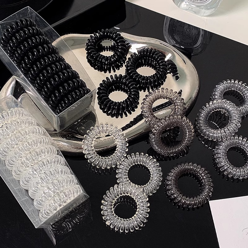 Lazo de cabello de línea telefónica de alta calidad cuerda de cabello femenina 2025 nueva banda de cabello de alta gama de alta elasticidad cuerda de cabello de cabello duradera