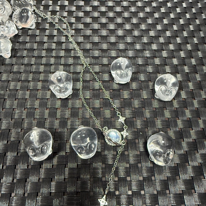 净体胖兔兔雕刻件天然白水晶胖呼呼16mm*15mm|undefined
