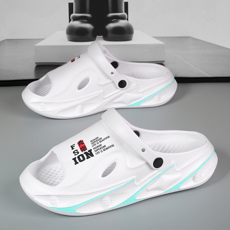 Sandalias pareja 2025 sandalias y pantuflas de verano ocio plataforma sandalias y pantuflas de playa de doble uso exterior zapatillas deportivas vietnamitas